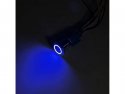 Drukknop (aan/uit) metaal IP65 waterdicht rond 16mm blauw